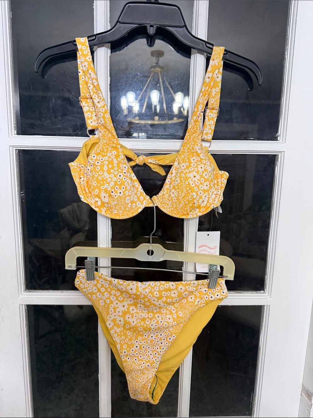 Dippin' Daisy's Sunflower Yellow Bikini daisy floral print medium NWT